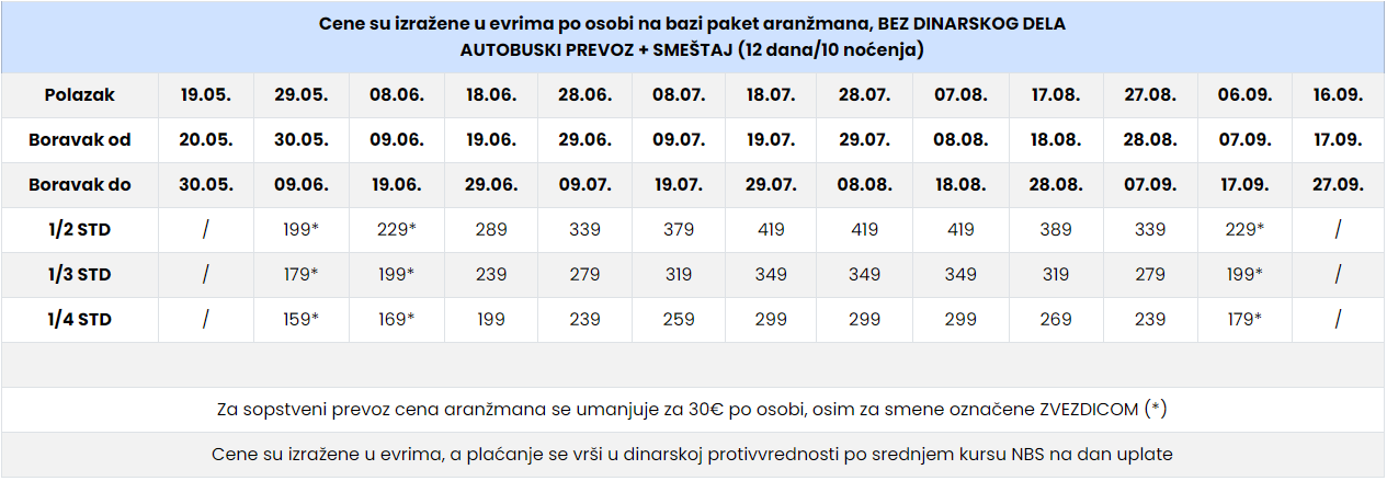 Cenovnik Nea Vrasna leto 2024 Summer Studion