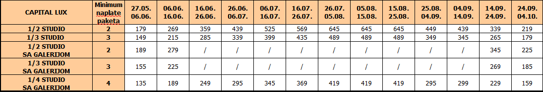 Altina Lefkada cenovnik 2024 bus prevoz